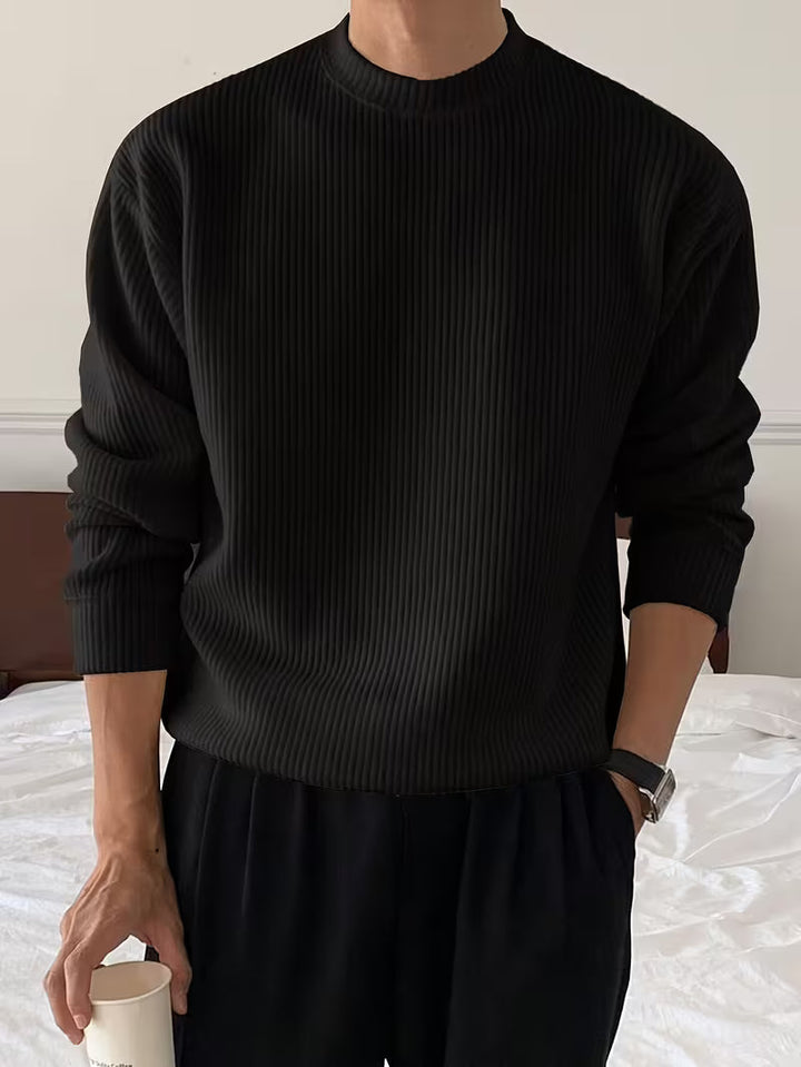 Kellan | Trui Langsleeve Geribbelde Shirt