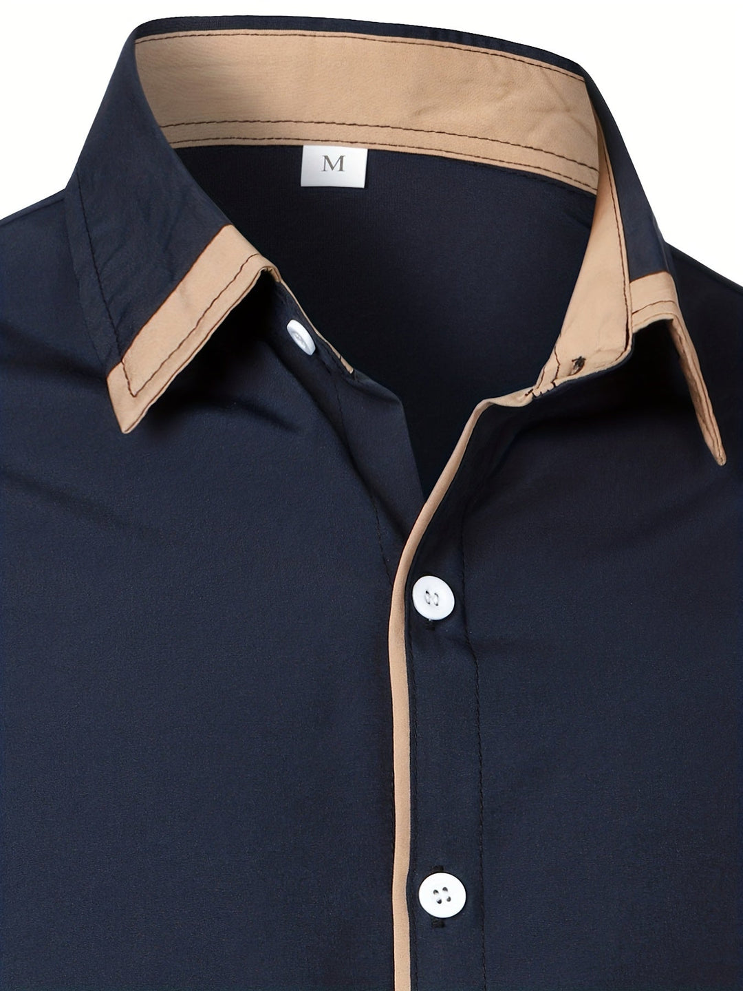 Lucille | Contrast-Trim Lange Mouw Shirt