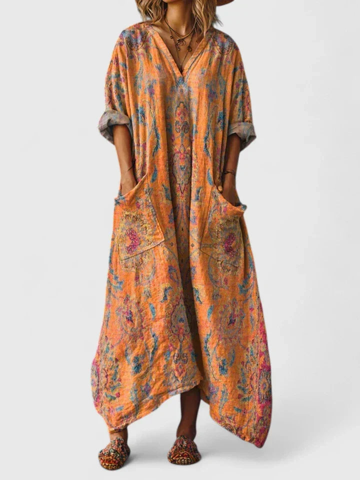 Aurora | Elegante Oversize Pocket Dress