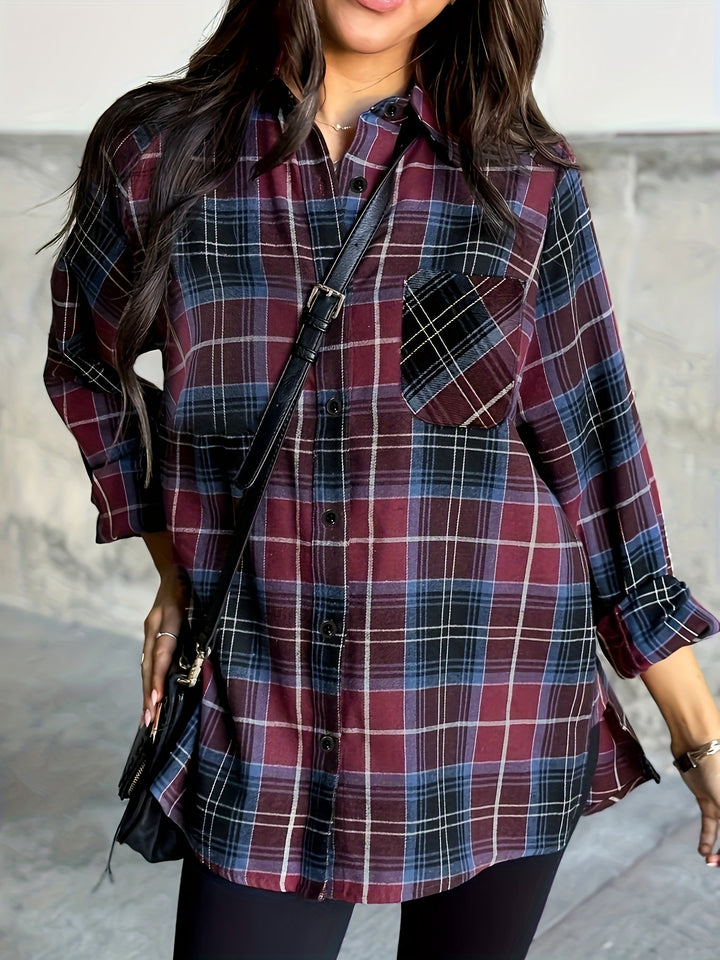 Marianne | Ontspannen Geruit Shirt