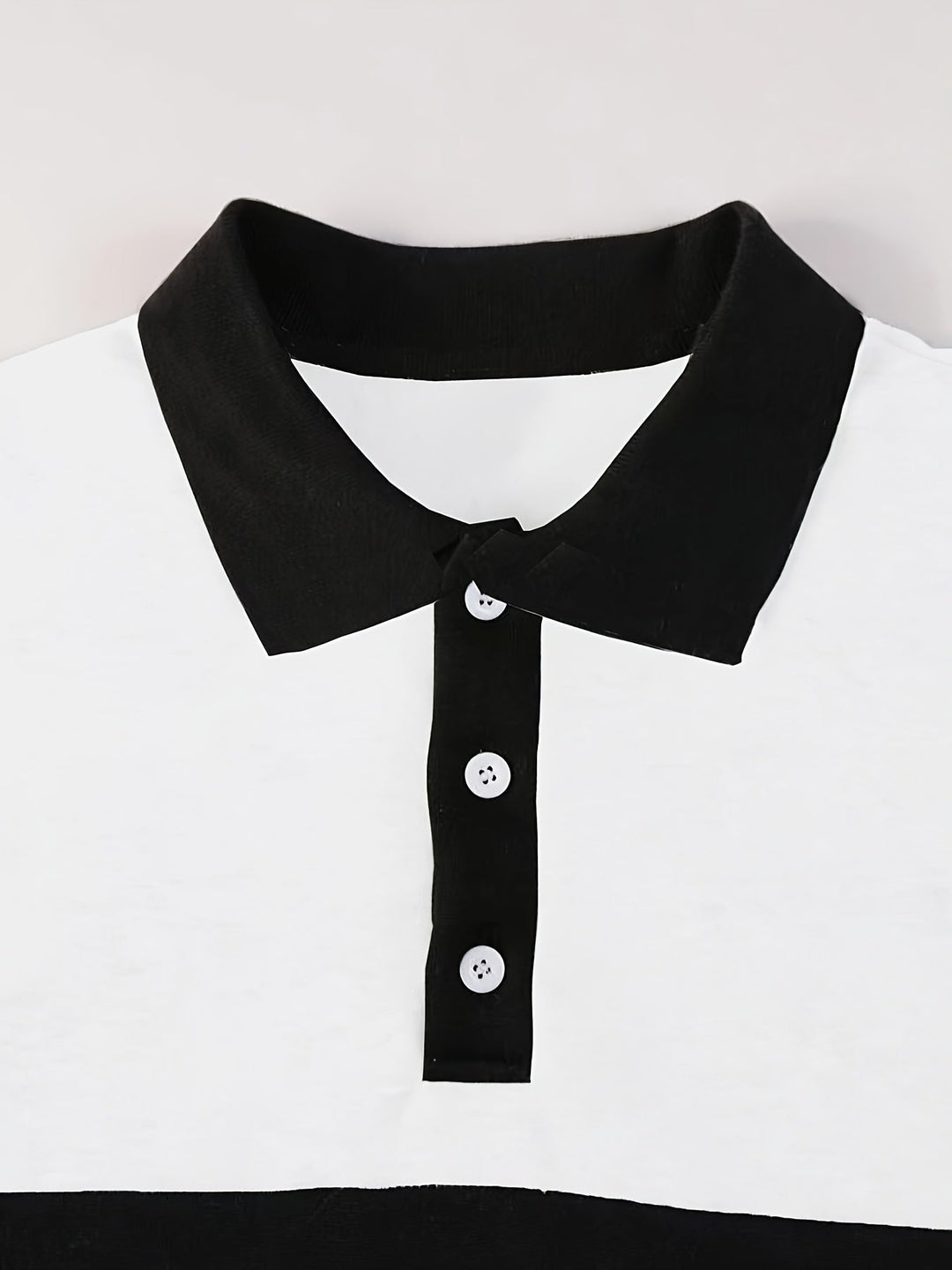 Grayson | Kleur-Block Lange Mouw Polo Shirt