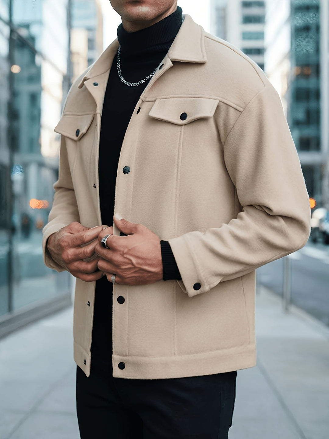 Hugh | Verfijnde Utility Jacket