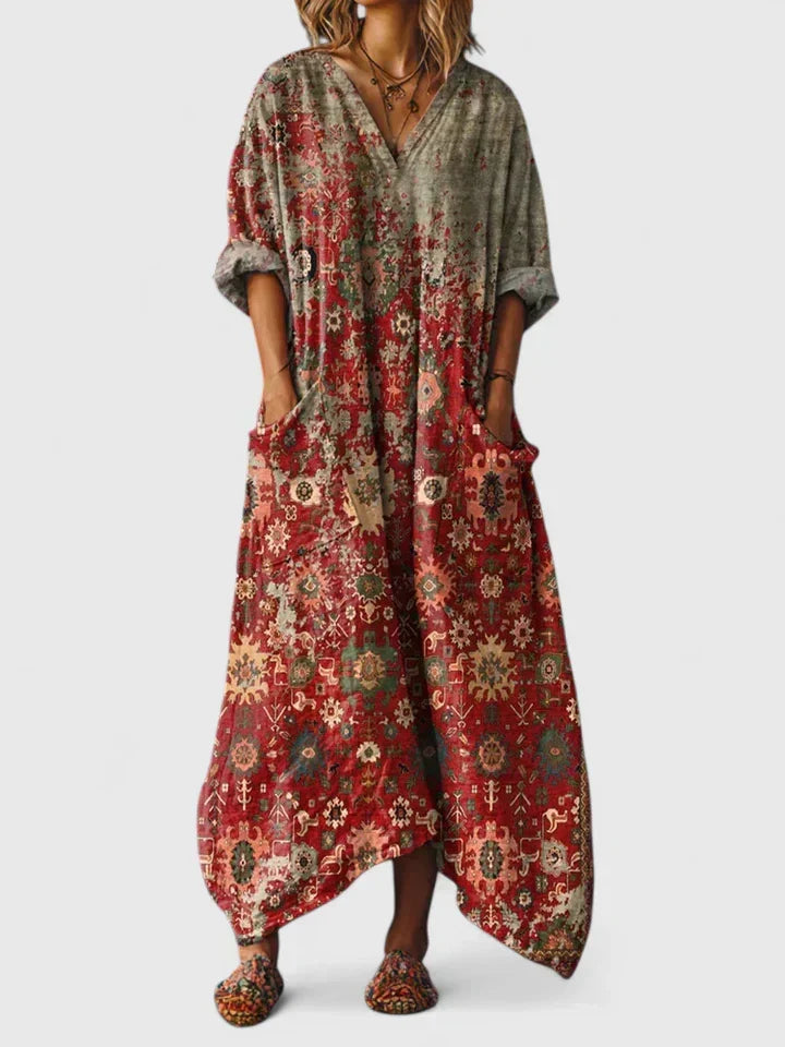Aurora | Elegante Oversize Pocket Dress