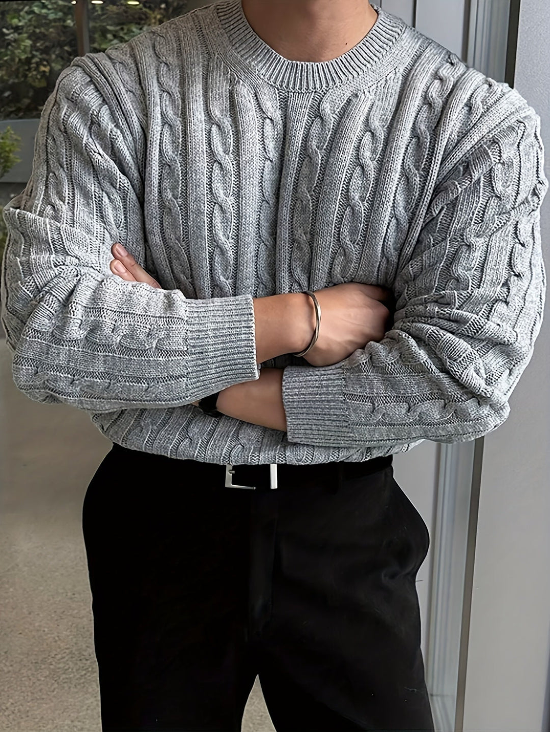 Preston | Gedraaide Kabel Pullover Sweater