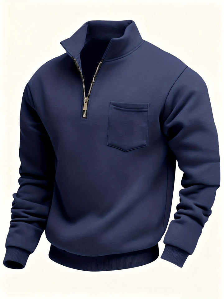 Emmett | Verfijnde Half-Zip Pullover