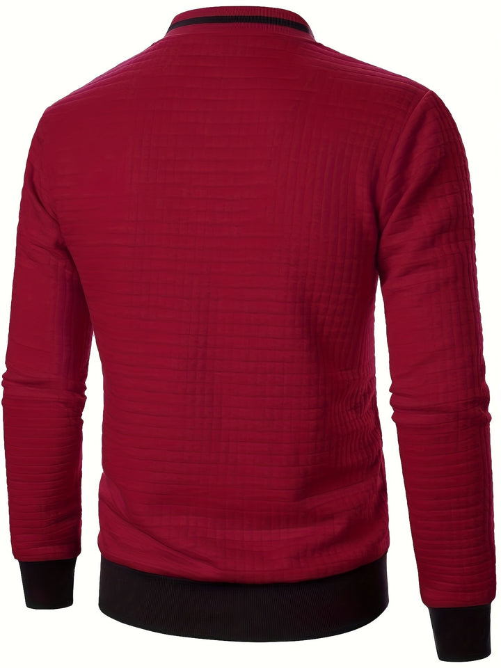 Raymond | Textured Zip-Up Bomberjack