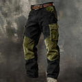 Silas | Robuuste Bicolor Cargo Broek