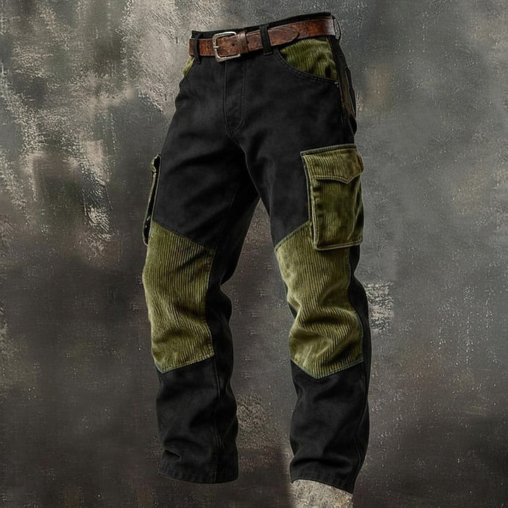 Silas | Robuuste Bicolor Cargo Broek