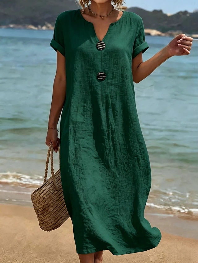 Harriet | Relaxed Midi Jurk
