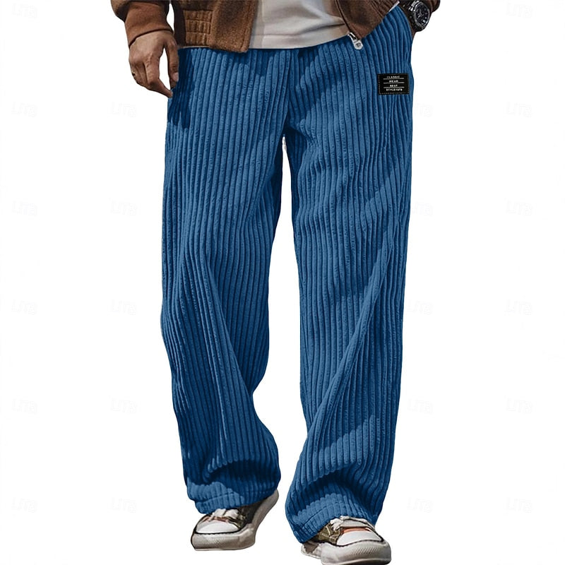 Bryson | Ontspannen Ribbels Wijde-Pantalon