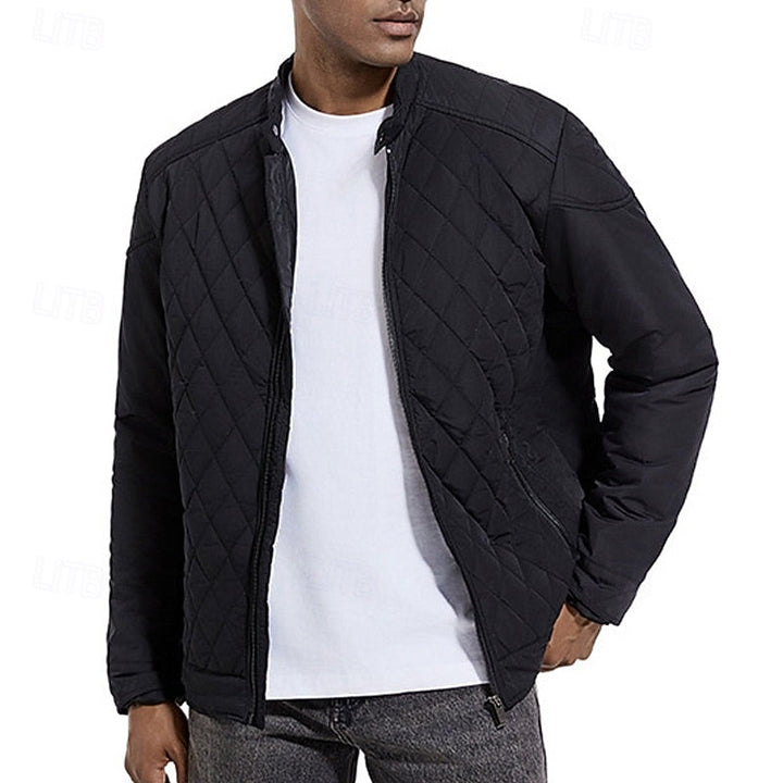 Ashton | Gequilt Jacket met Staande Kraag