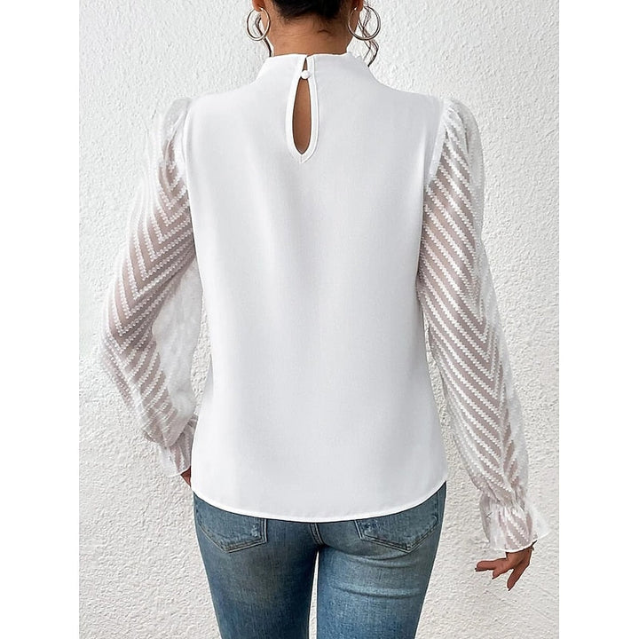 Elspeth | Elegante Hoge Hals Blouse
