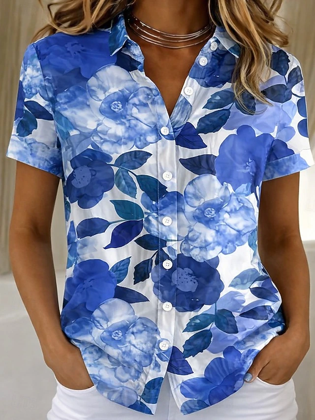 Marguerite | Bloes Korte Mouwen Shirt