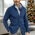 Archer | Textured Stand-Collar Cardigan