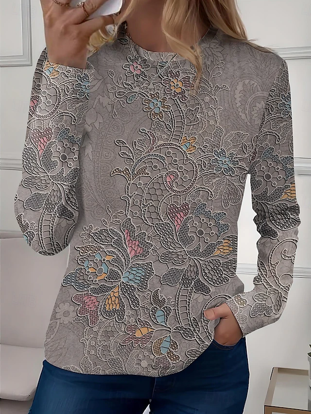 Gwyneth | Kunstzinnige Lange Mouwen Tuniek