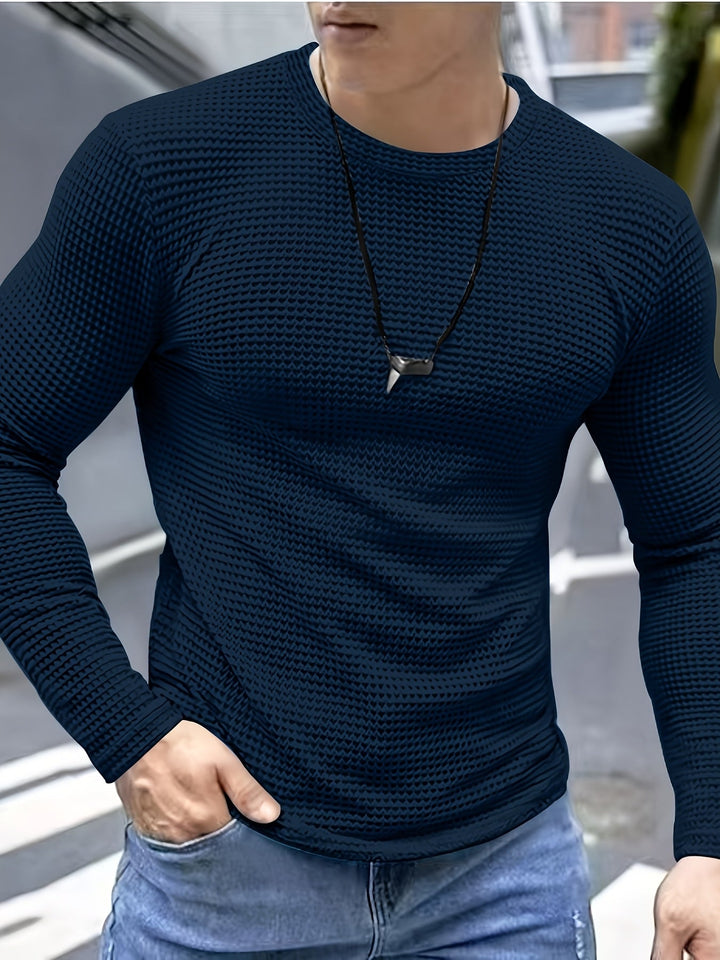 Bruno | Textured Longsleeve Top