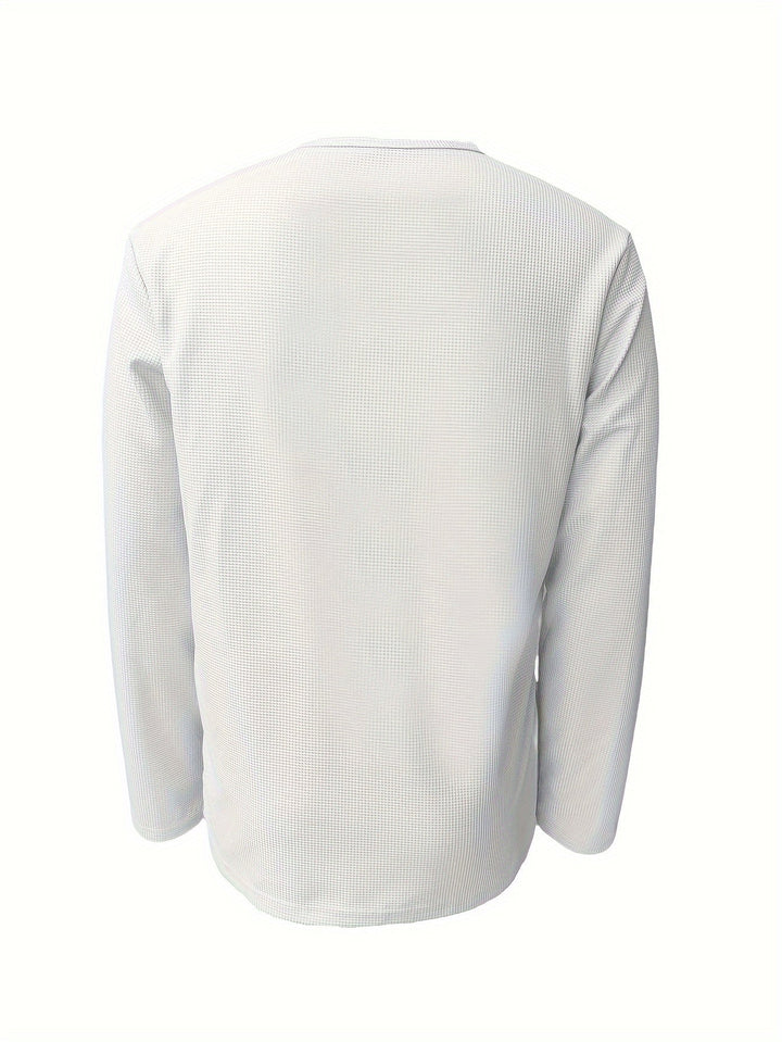 Carson | Getextureerde Lange Mouwen Henley