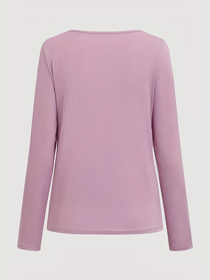 Wendy | Geribbelde Rits-Voorkant Top