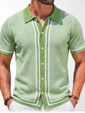 Douglas | Gestreepte Korte Mouwen Shirt