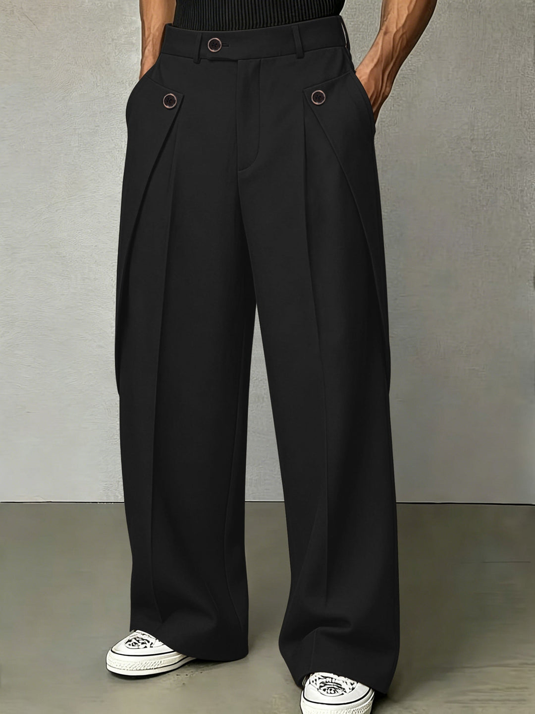 Hudson | Geplooide Wijde Pantalon