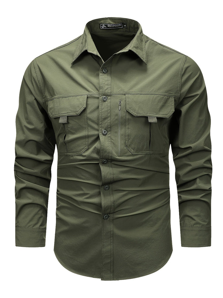 Duncan | Robuuste Multi-Pocket Cargo Shirt