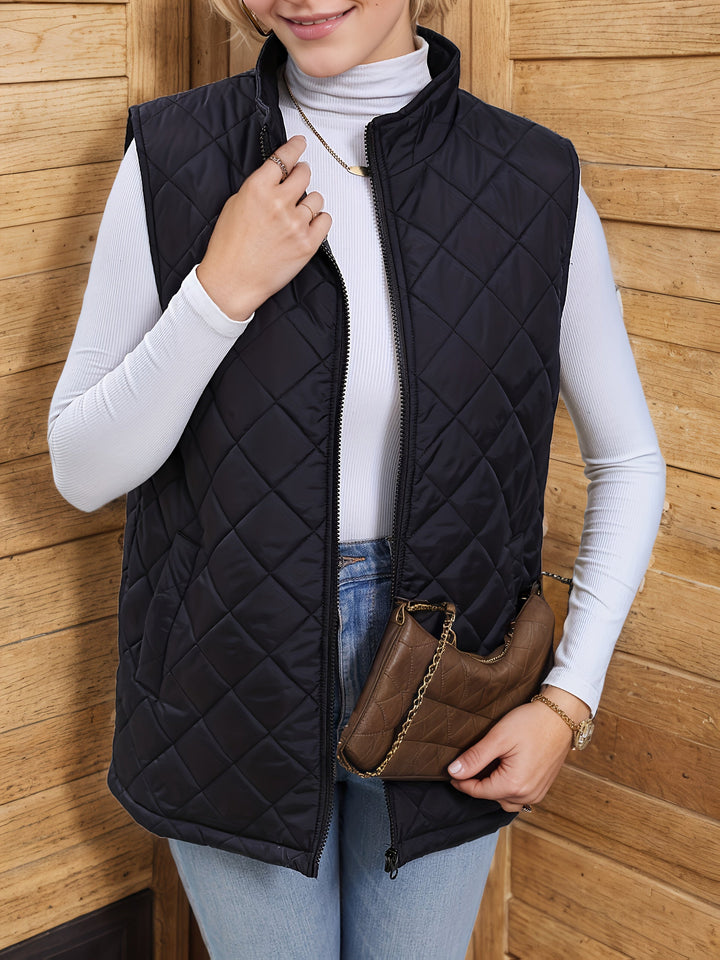 Eileen | Gequilte Lange Vest