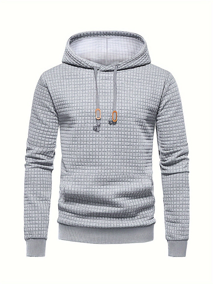 Garrison | Textured Hooded Pullover Hoodie