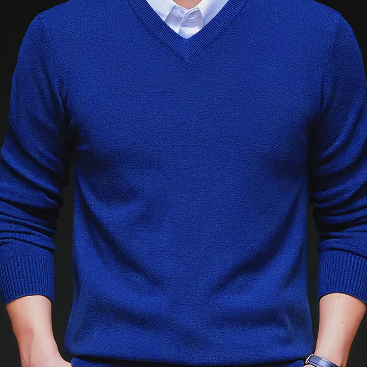 Emory | Klassieke V-hals Pullover
