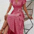Bianca | Vloeiende Wrap Maxi Jurk