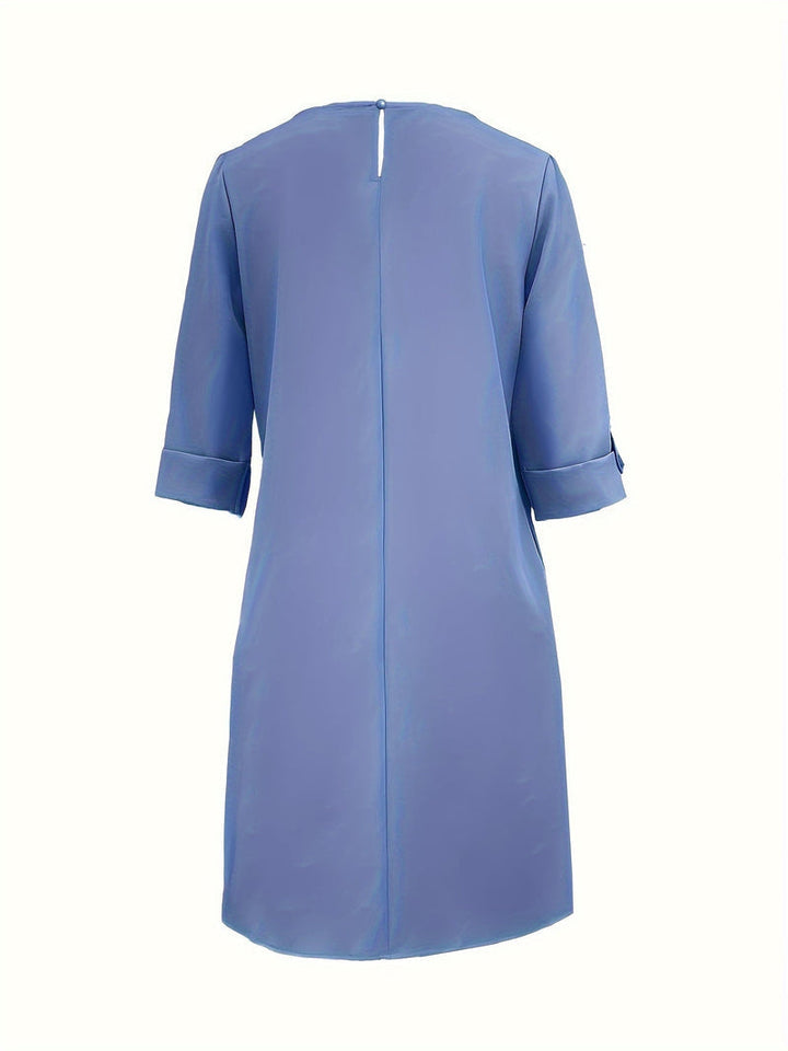 Emily | Comfortabele Ronde Hals Jurk
