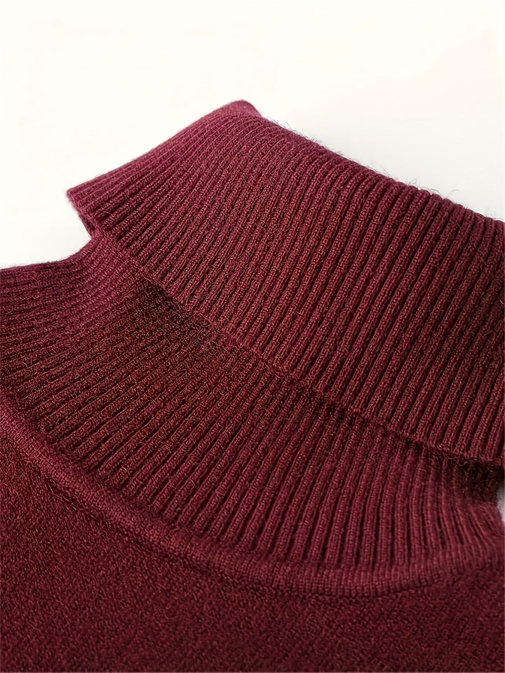 Dominic | Verfijnde Hoge Hals Turtleneck