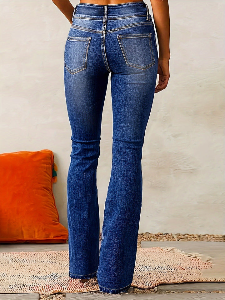 Josephine | Hoge Taille Wijde Pijpen Jeans