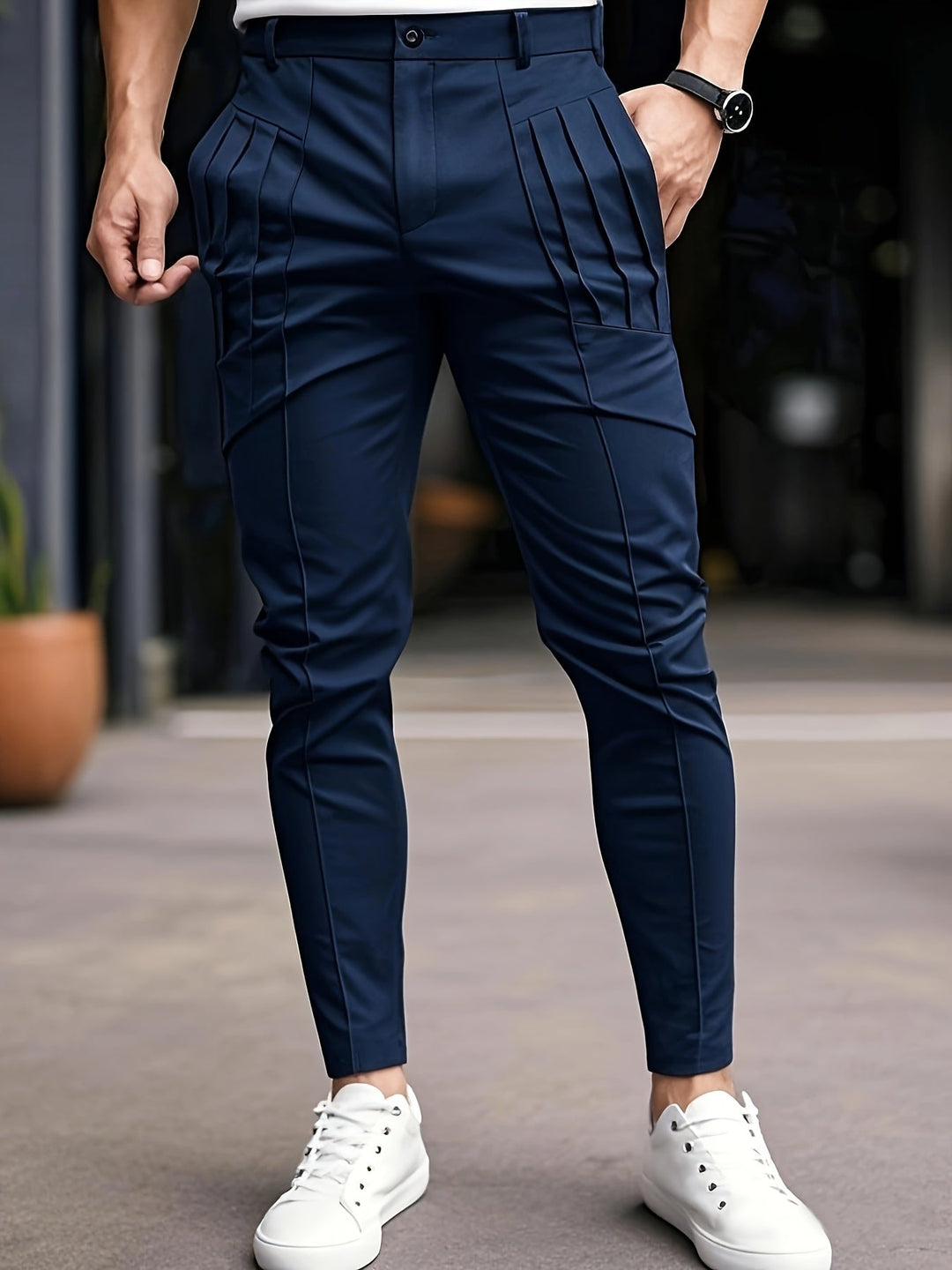 Landon | Op maat gemaakte Slim-Fit Broek