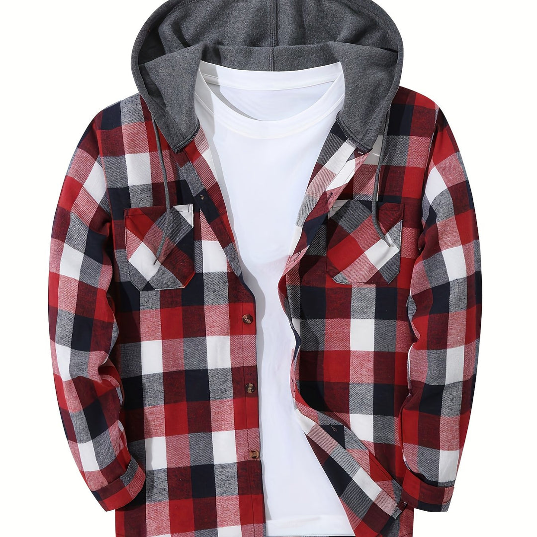 Braxton | Geruite Hoodie Shirt