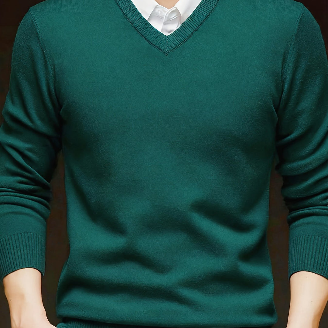 Emory | Klassieke V-hals Pullover
