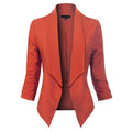 Penelope | Open-Front Draped Blazer