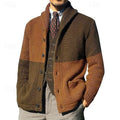 Frederick | Kleurblok Sjaalkraag Cardigan