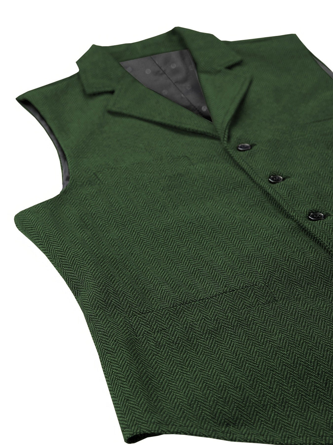 Byron | Verfijnde Haringbone Gilet