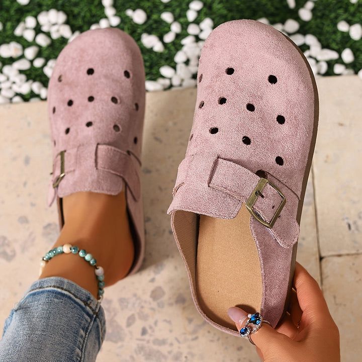 Marion | Slip-On Klompen met Gesp-Detail