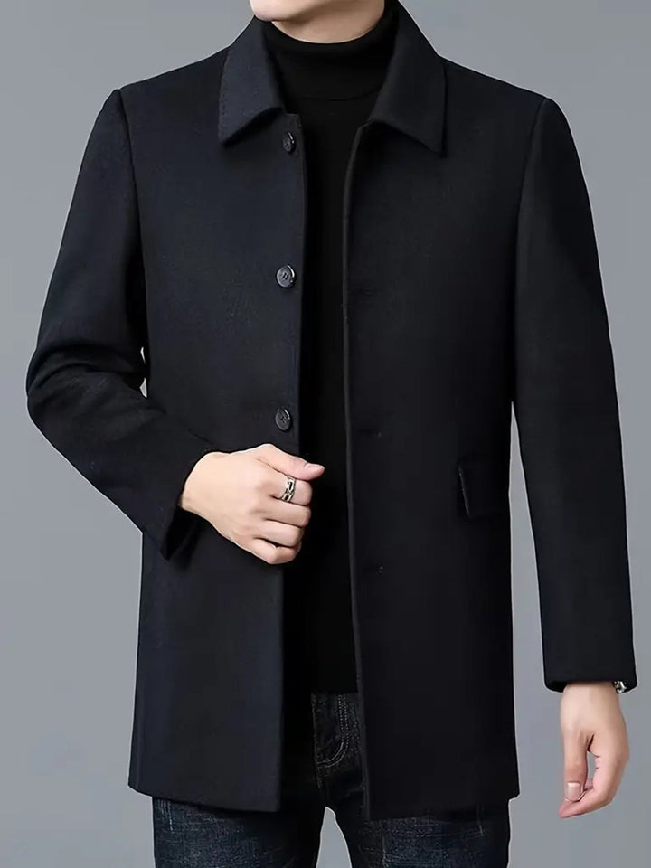 Douglas | Verfijnde Enkele-Breasted Overcoat