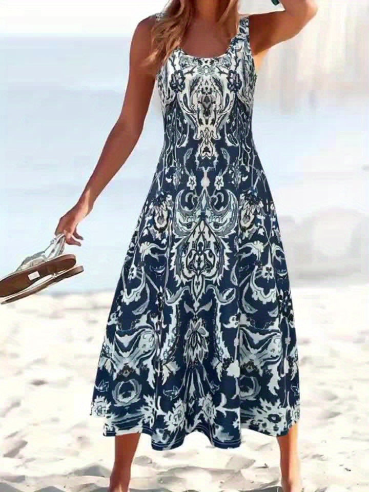 Odette | Vloeiende Bloemen Maxi Jurk