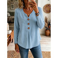 Katherine | Knop V-Hals Top