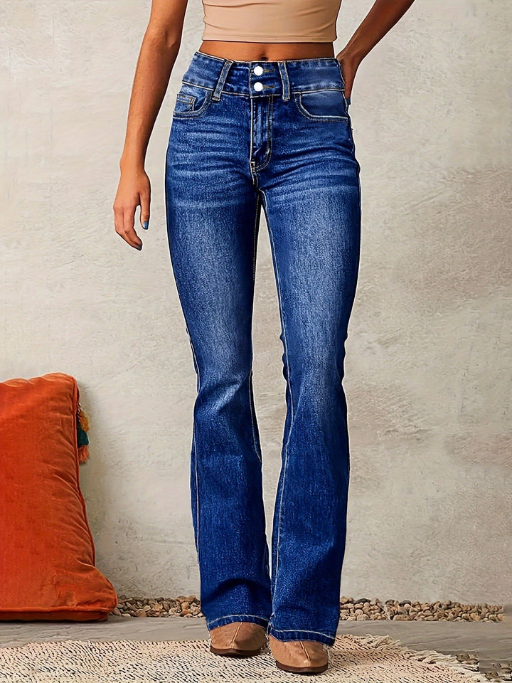 Josephine | Hoge Taille Wijde Pijpen Jeans