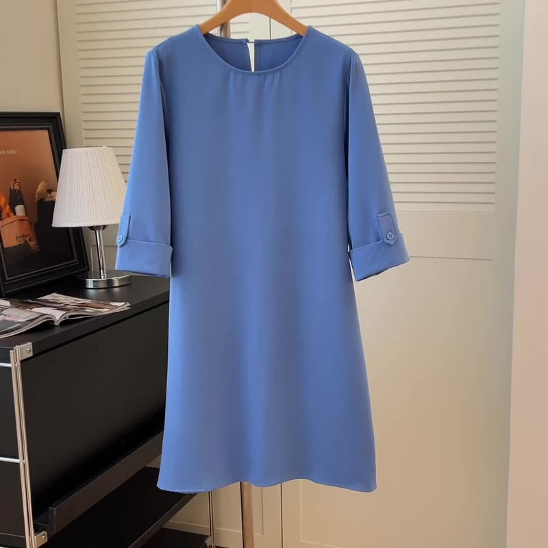 Emily | Comfortabele Ronde Hals Jurk