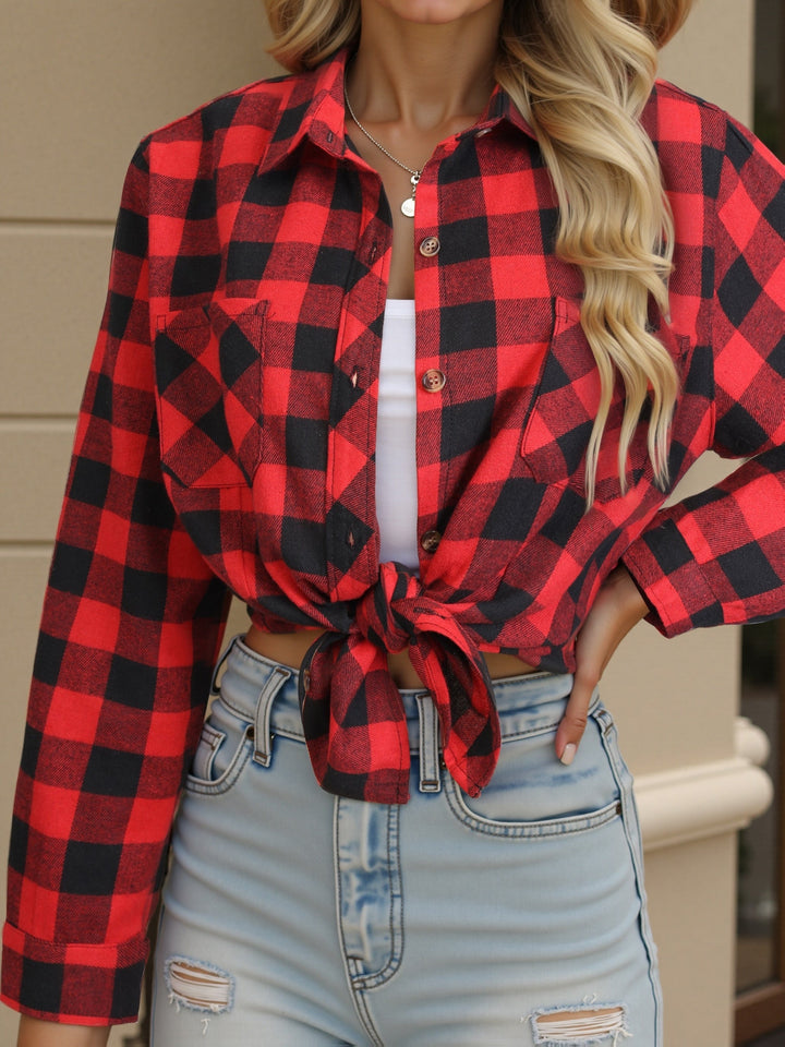 Everly | Ontspannen Buffalo Check Shirt