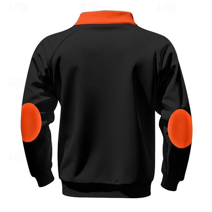 Keith | Kwart-Zip Kleurblok Pullover