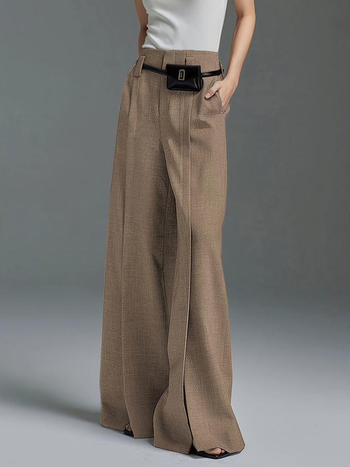 Lorraine | Wijde Pijpen Split Broek