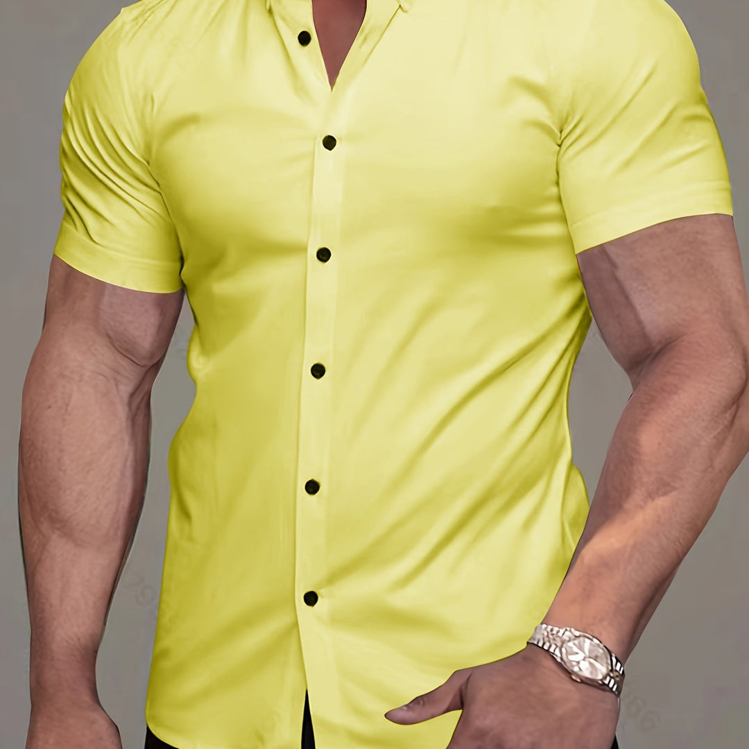 Weston | Verfijnde Korte Mouwen Shirt