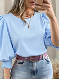 Ellen | Blouse met Pofmouwen