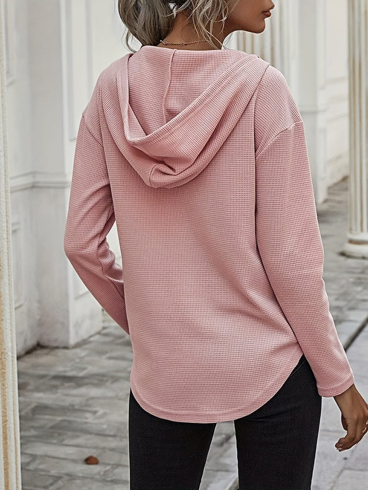 Kendra | Ontspannen V-Hals Hoodie